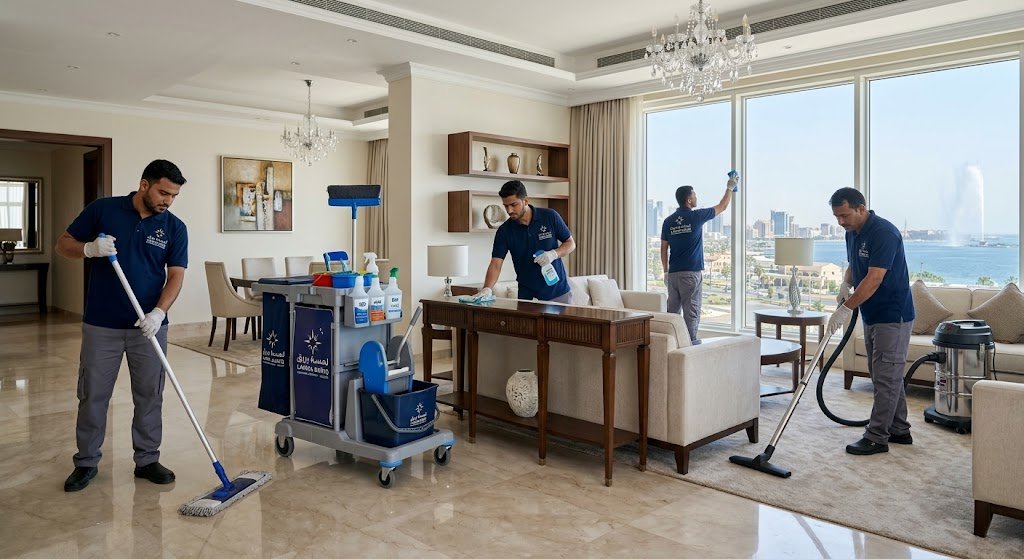 بيئة صحية ولمعان يدوم | أفضل خدمة تنظيف منازل جدة