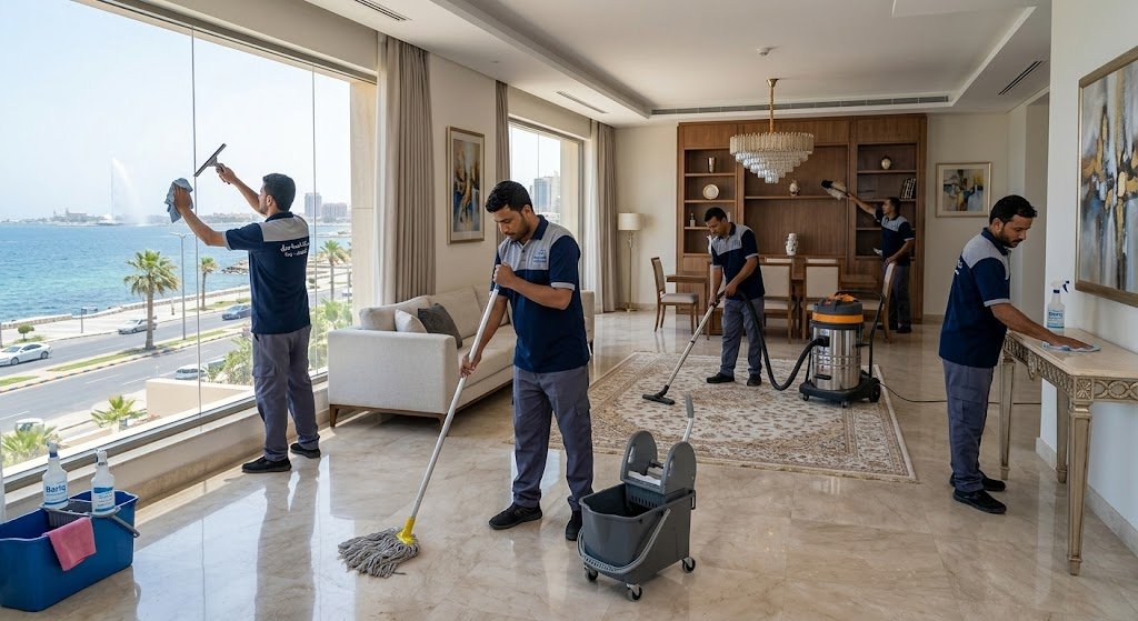 كفاءة عالية ونظافة مثالية بأيدي خبراء | عمال تنظيف منازل محترفة في جدة
