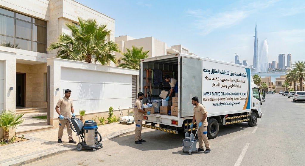 شركة تنظيف بجدة | تعقيم شامل وعمالة محترفة (لمسة بريق)